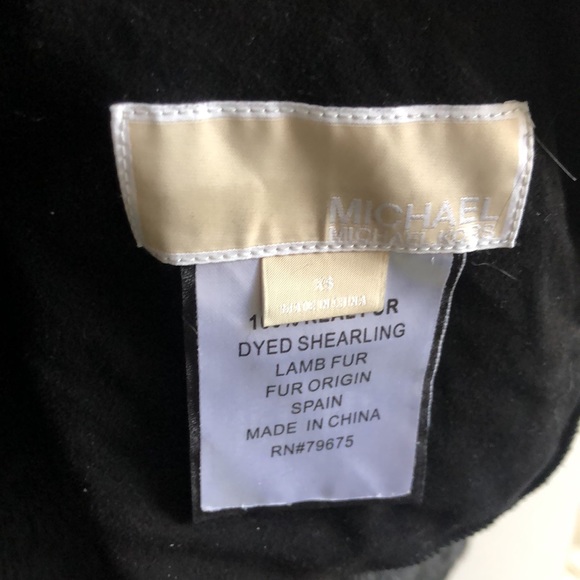 New Lamb Vest size XS Michael Kors - Picture 2 of 3